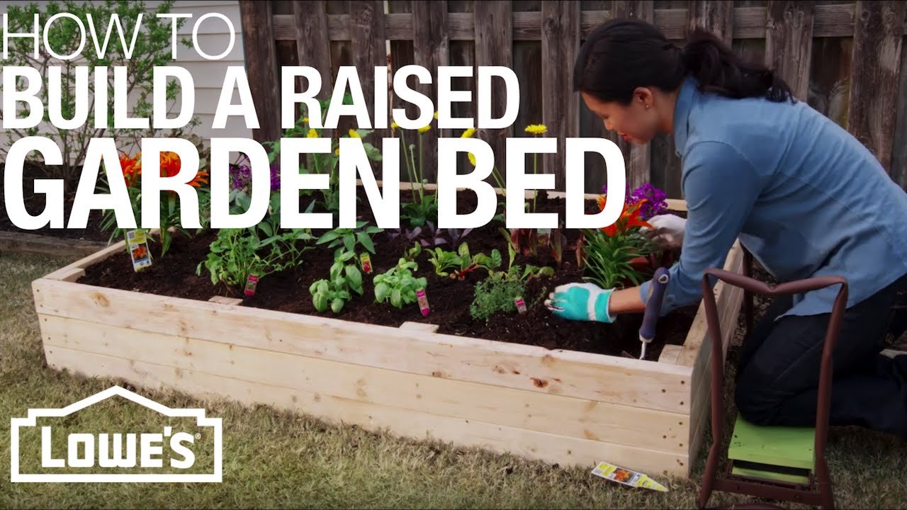 How To Build A Raised Garden Bed for raised bed gardening